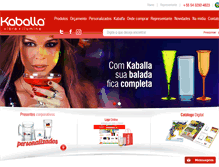 Tablet Screenshot of kaballa.com.br